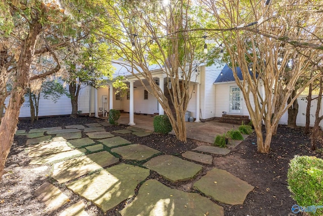 exterior space with a patio area