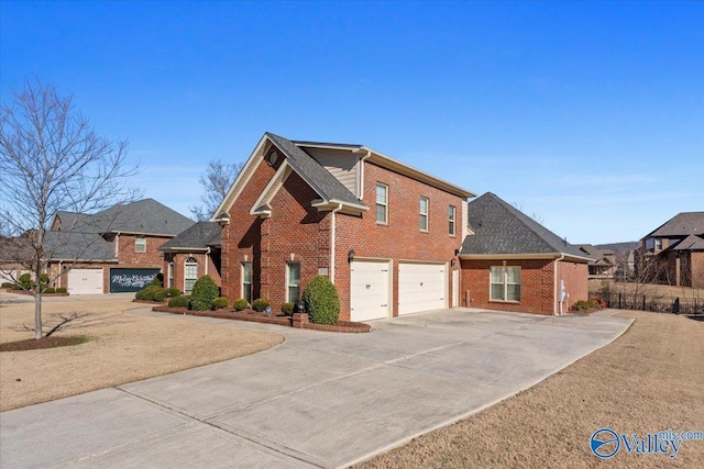 front facade featuring a garage