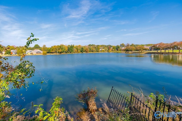 property view of water