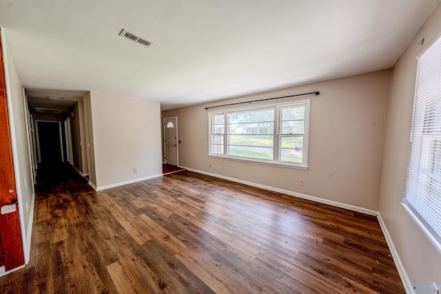 2551 Little Creek Rd, Arab, AL 35016 - unfurnished room with dark wood finished floors and baseboards