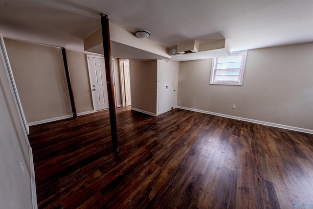 2551 Little Creek Rd, Arab, AL 35016 - below grade area with wood finished floors and baseboards