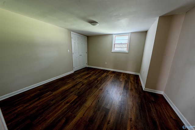 2551 Little Creek Rd, Arab, AL 35016 - unfurnished room with dark wood-style floors and baseboards