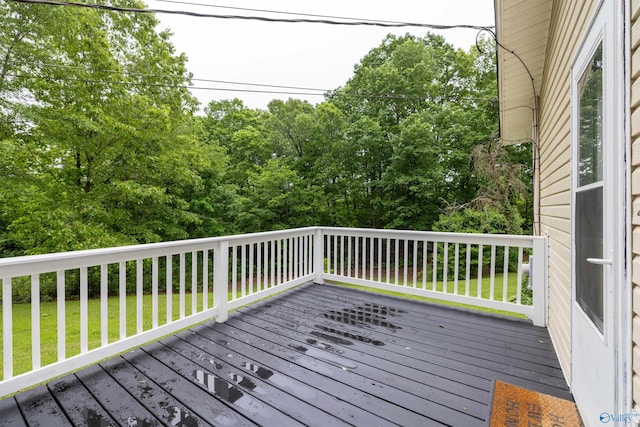 610 Grover Davis Rd, Hamilton, AL 35570 - wooden terrace featuring a lawn