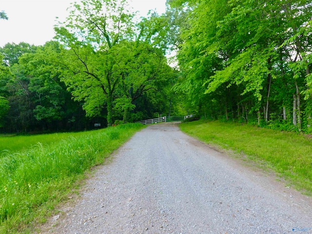 view of road