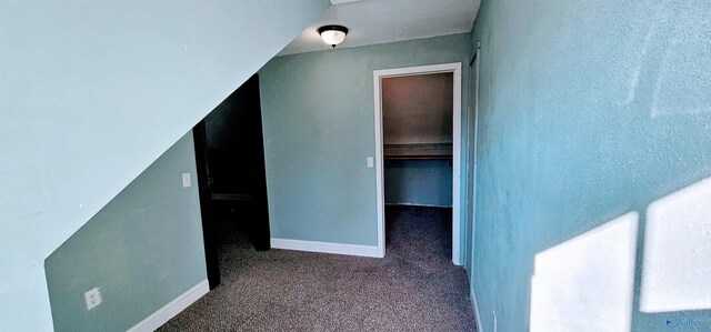 bonus room featuring carpet and baseboards