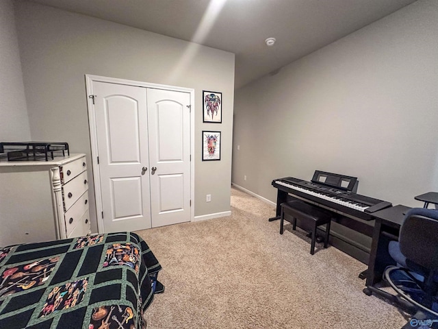117 Edensmith Dr, New Market, AL 35761 - bedroom featuring light carpet, a closet, and baseboards