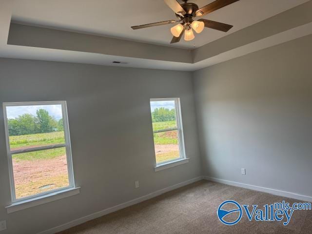 17194 Red Hill Rd, Athens, AL 35611 - carpeted spare room featuring plenty of natural light and a ceiling fan