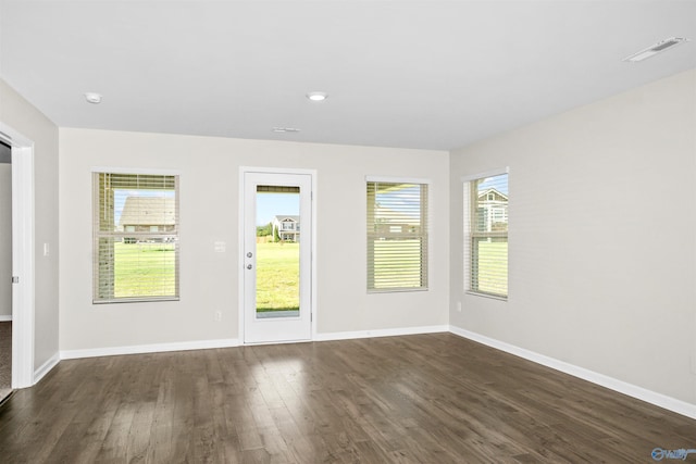 165 Meadowridge Dr, Hazel Green, AL 35750 - unfurnished room featuring dark wood-style floors and baseboards