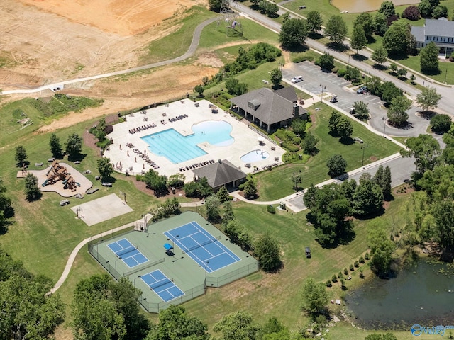 51 Summerlyn Way SE, Gurley, AL 35748 - aerial view of a pool