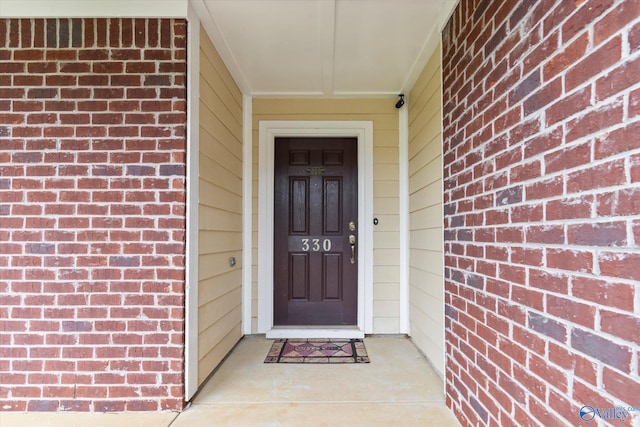 view of entrance to property