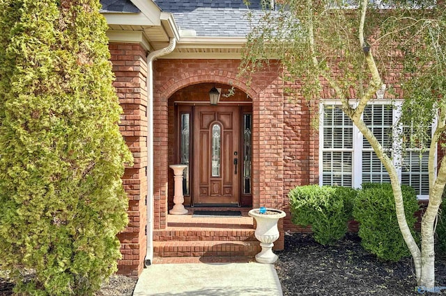 view of exterior entry