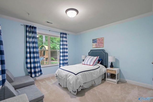 6807 Breyerton Way SE, Owens Cross Roads, AL 35763 - bedroom featuring ornamental molding, carpet floors, and baseboards