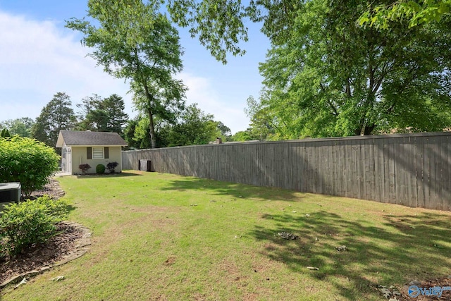 406 Zandale Dr SW, Huntsville, AL 35801 - view of yard featuring an outdoor structure and central AC unit