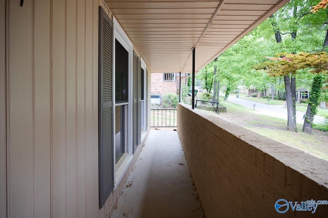 exterior space featuring a porch