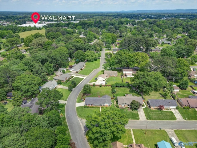 708 Apache St NW, Hartselle, AL 35640 - aerial perspective of suburban area