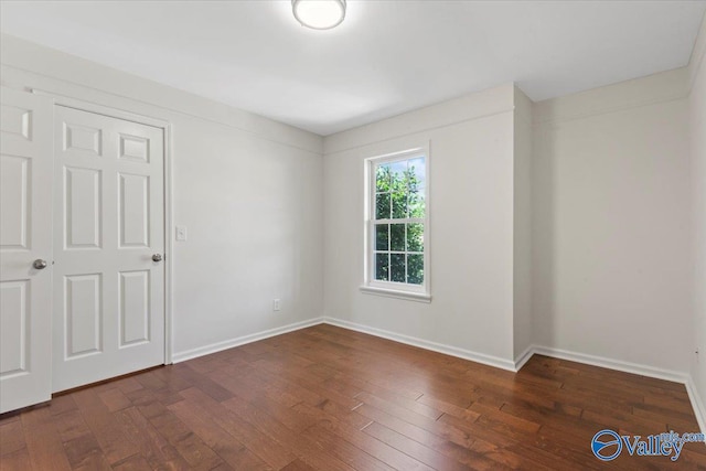 304 Ohara Dr, Albertville, AL 35950 - empty room featuring hardwood / wood-style floors and baseboards