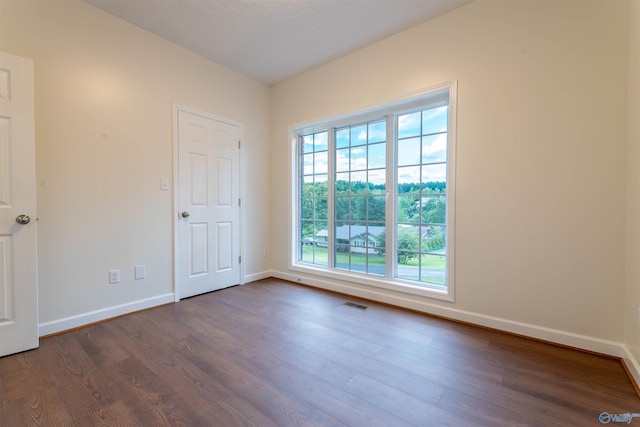 2115 James Dr, Southside, AL 35907 - spare room with dark wood finished floors and baseboards