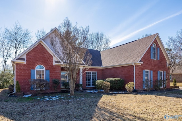 view of front property with a front yard