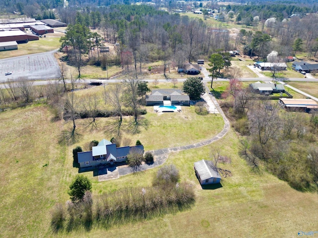 drone / aerial view