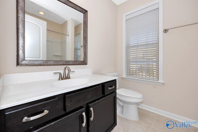 217 Skehan St SW, Huntsville, AL 35824 - full bathroom with vanity and tile patterned floors