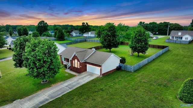 123 Turtle Ridge Dr, New Market, AL 35761 - view of aerial view at dusk