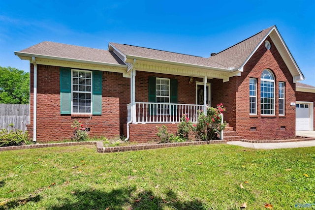 123 Turtle Ridge Dr, New Market, AL 35761 - single story home with brick siding, covered porch, and roof with shingles