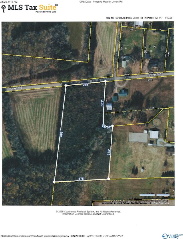 TRACT1 Jones Rd, Taft TN, 38488 land for sale