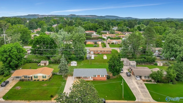 4212 Mcclain Ln NW, Huntsville, AL 35810 - drone / aerial view of a mountain backdrop