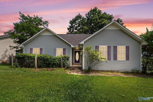 213 Hollington Dr, Huntsville, AL 35811 - ranch-style home featuring a lawn