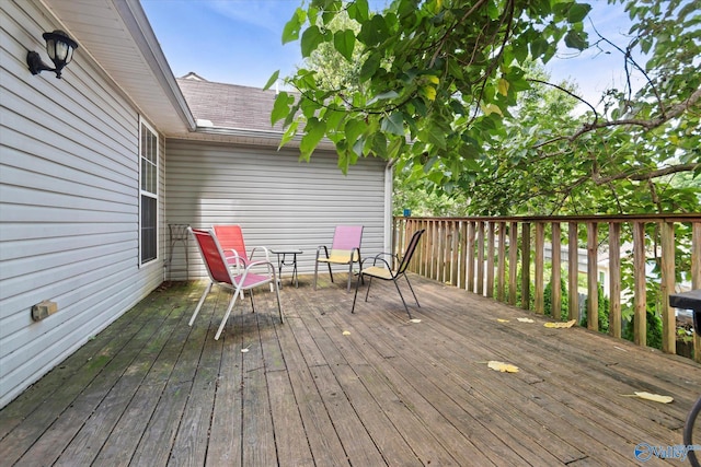 213 Hollington Dr, Huntsville, AL 35811 - view of wooden deck