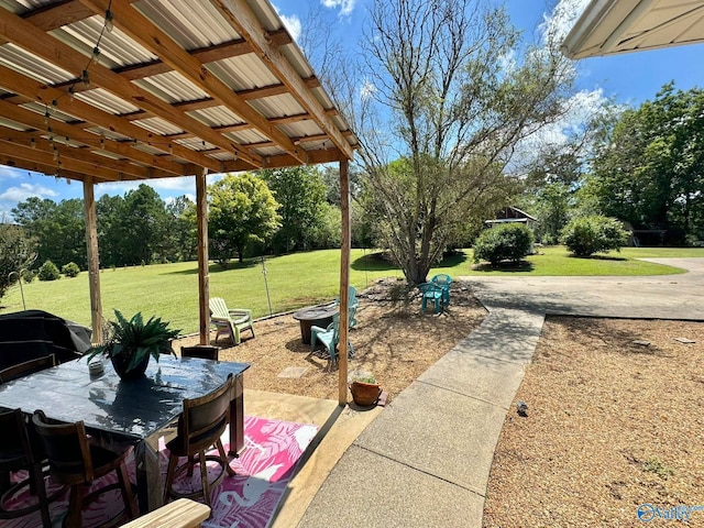 view of patio