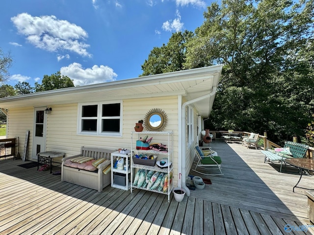 view of deck