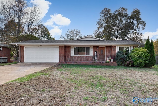 4315 Horace Dr NW, Huntsville, AL 35816 - ranch-style home featuring a garage and cooling unit