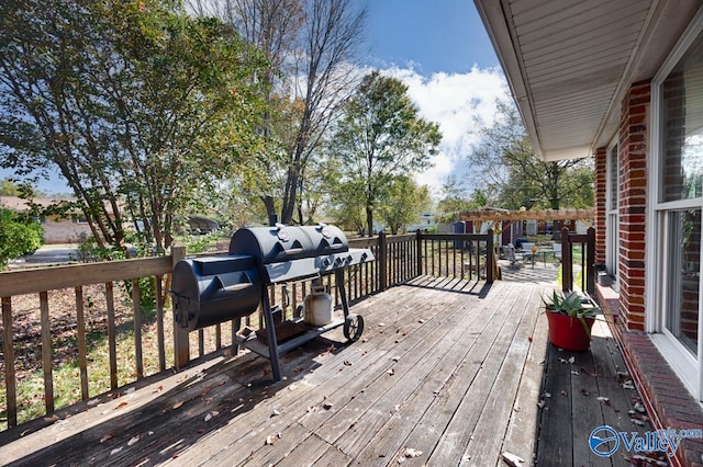 4315 Horace Dr NW, Huntsville, AL 35816 - deck featuring a pergola