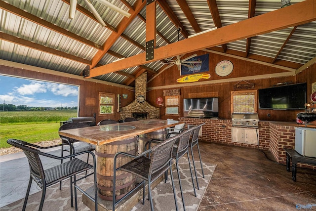 1635 County Road 47, Fyffe, AL 35971 - view of patio / terrace featuring a gazebo and outdoor dining area
