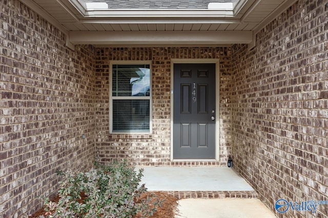 view of entrance to property