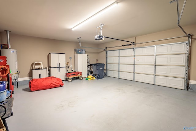 2522 Lindisfarne Dr SW, Decatur, AL 35603 - garage with a garage door opener and water heater