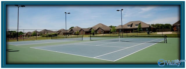 view of tennis court