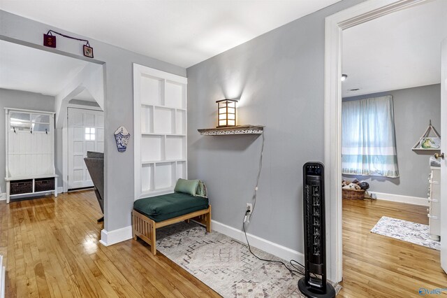 1213 Humes Ave NE, Huntsville, AL 35801 - interior space with baseboards and hardwood / wood-style floors