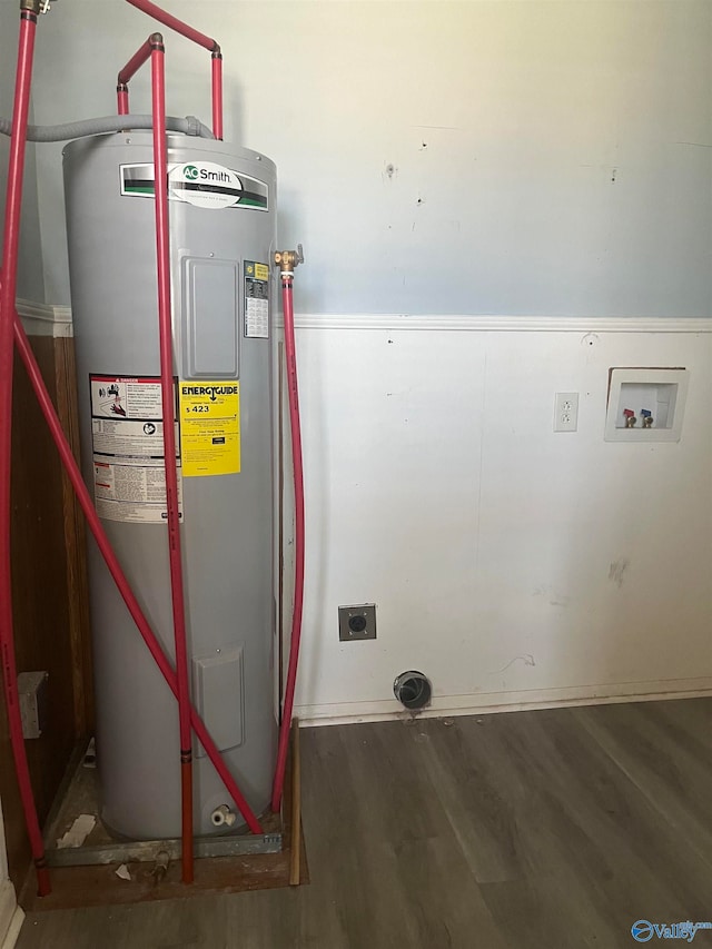 utilities featuring electric water heater