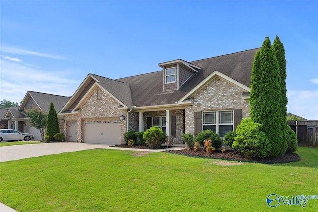 107 Duchess Dr, Madison, AL 35758 - view of front of property with brick siding, concrete driveway, a garage, and roof with shingles