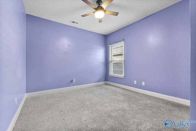 107 Duchess Dr, Madison, AL 35758 - carpeted empty room with ceiling fan and baseboards