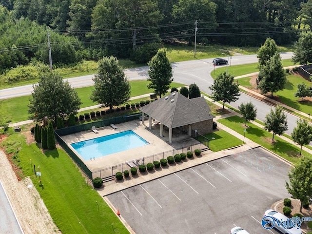 107 Duchess Dr, Madison, AL 35758 - aerial view of a pool area