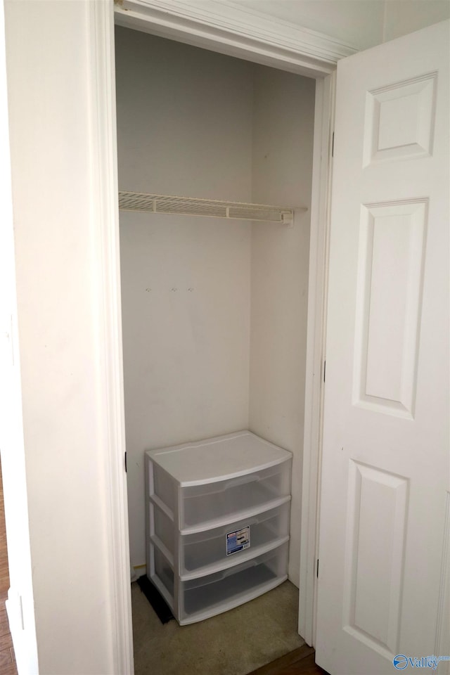 view of closet