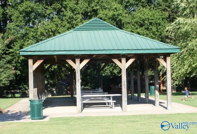 528 Delaney Rd, Huntsville, AL 35806 - view of community featuring a gazebo and a lawn