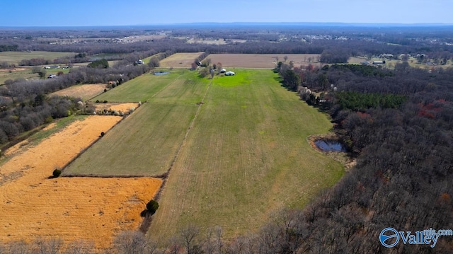 7228 Old Railroad Bed Rd, Toney, AL 35773 - aerial view with a rural view