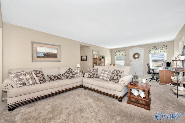 7228 Old Railroad Bed Rd, Toney, AL 35773 - living area featuring carpet