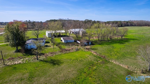 7228 Old Railroad Bed Rd, Toney, AL 35773 - aerial view featuring a rural view