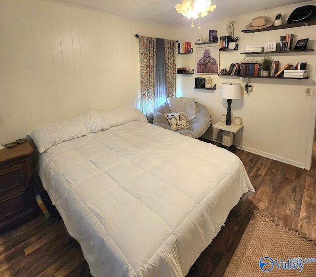 110 Circle Dr, Sand Rock, AL 35983 - bedroom with wood finished floors