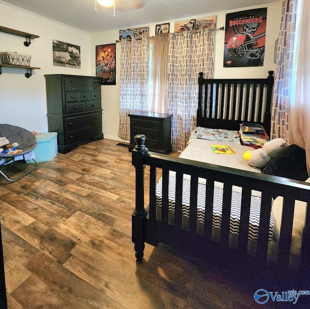 110 Circle Dr, Sand Rock, AL 35983 - bedroom featuring wood finished floors